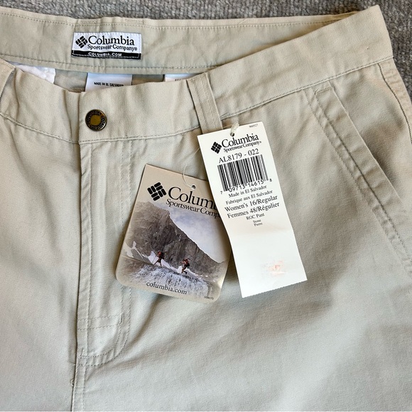 NWT Columbia Sportswear Active Women’s Outdoor Khaki Pants, Size 16. - Picture 3 of 13